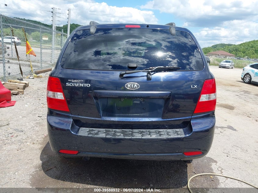 2009 Kia Sorento Lx VIN: KNDJD735395866123 Lot: 39588932