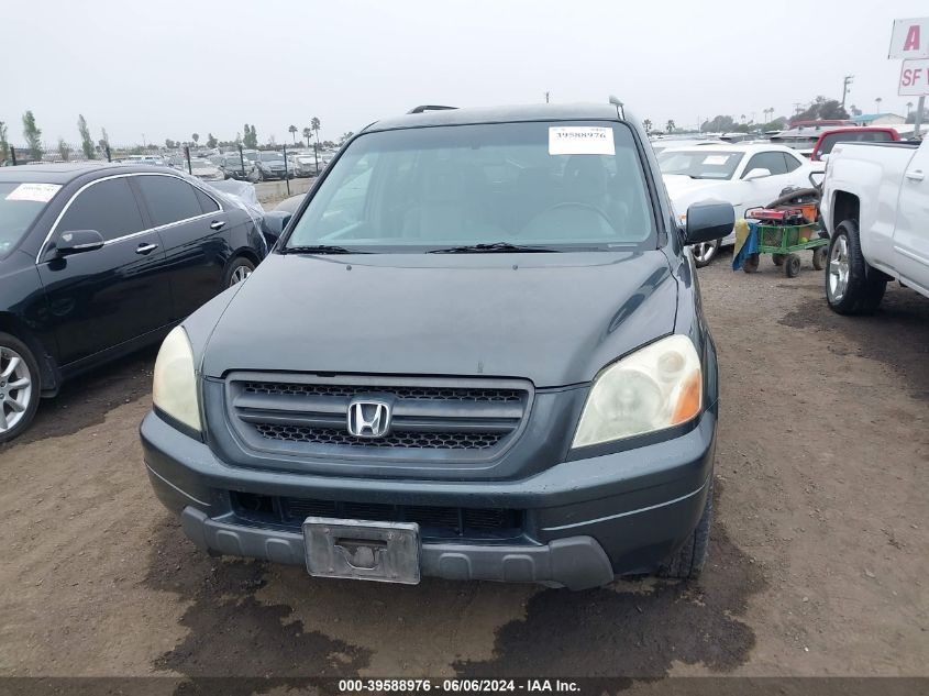 2004 Honda Pilot Ex-L VIN: 2HKYF18604H546998 Lot: 39588976