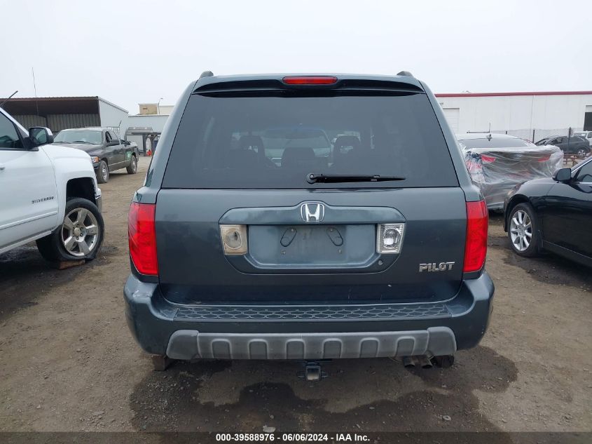 2004 Honda Pilot Ex-L VIN: 2HKYF18604H546998 Lot: 39588976