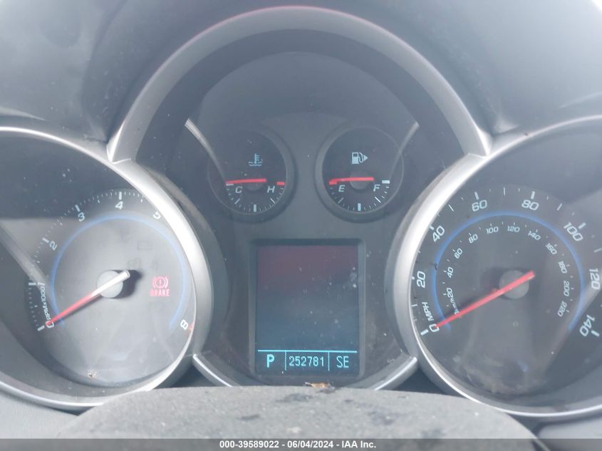 2011 Chevrolet Cruze Ls VIN: 1G1PC5SH8B7252507 Lot: 39589022