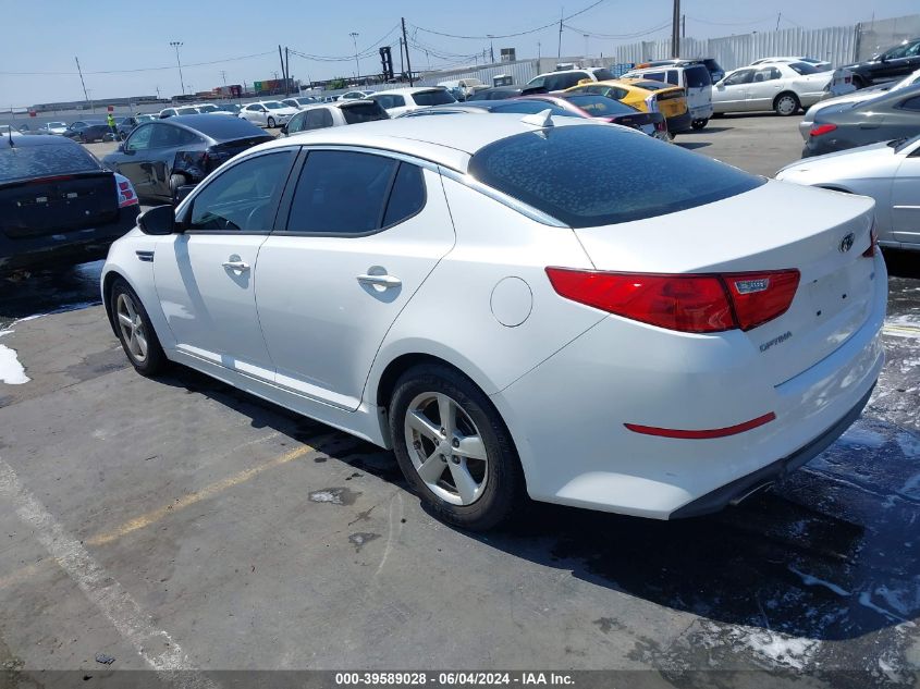 2015 Kia Optima Lx VIN: KNAGM4A78F5611697 Lot: 39589028