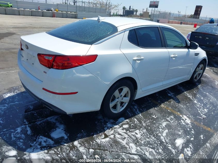 2015 Kia Optima Lx VIN: KNAGM4A78F5611697 Lot: 39589028