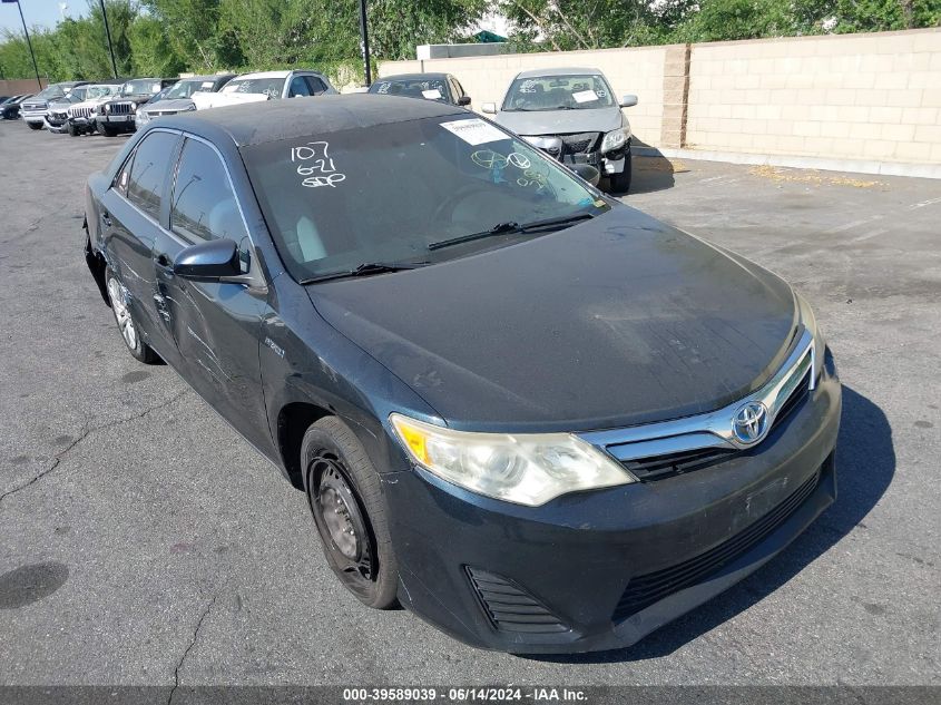 2012 Toyota Camry Hybrid Le VIN: 4T1BD1FK3CU028735 Lot: 39589039