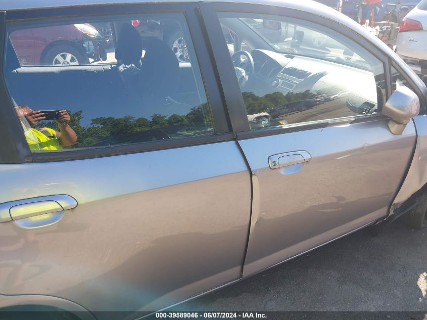 2007 Honda Fit VIN: JHMGD37467S021669 Lot: 39589046