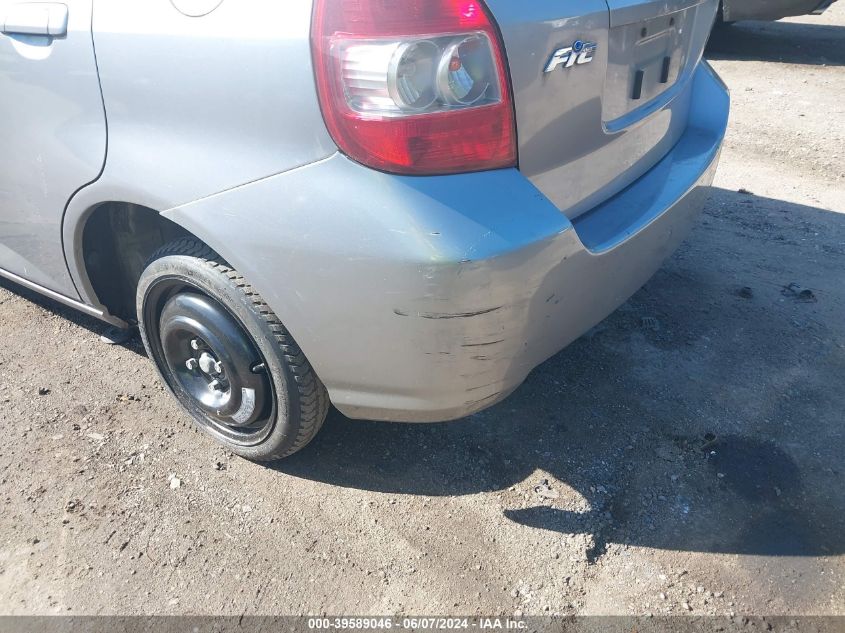 2007 Honda Fit VIN: JHMGD37467S021669 Lot: 39589046