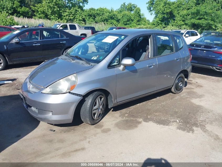 JHMGD37467S021669 | 2007 HONDA FIT