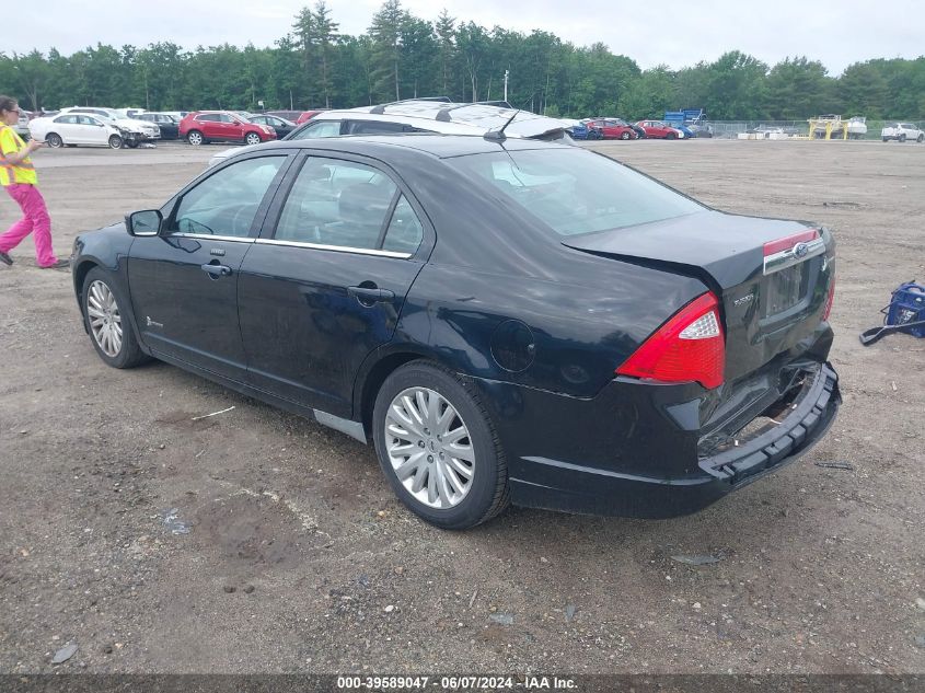 2012 Ford Fusion Hybrid VIN: 3FADP0L37CR153956 Lot: 39589047