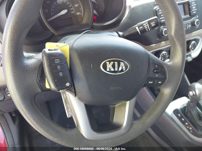 2015 Kia Rio Lx VIN: KNADM4A36F6483874 Lot: 39589065