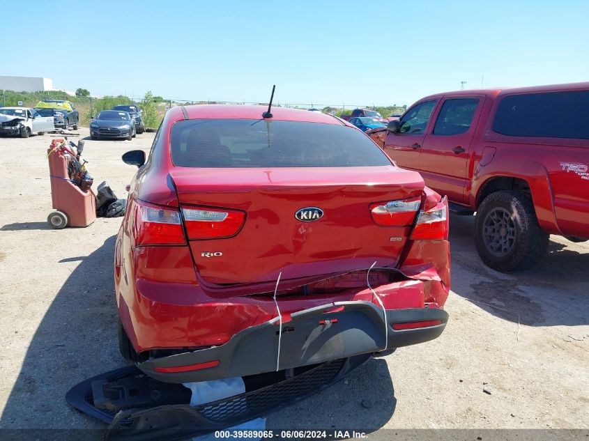 2015 Kia Rio Lx VIN: KNADM4A36F6483874 Lot: 39589065