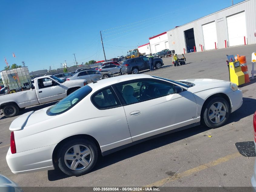 2007 Chevrolet Monte Carlo Ls VIN: 2G1WJ15K279100021 Lot: 39589084