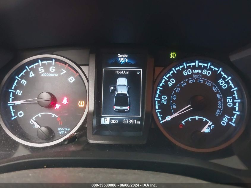 2018 Toyota Tacoma Trd Sport VIN: 3TMDZ5BN5JM049609 Lot: 39589086