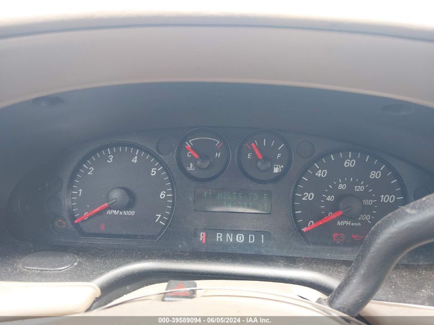 2007 Ford Taurus Se VIN: 1FAFP53U47A141911 Lot: 39589094