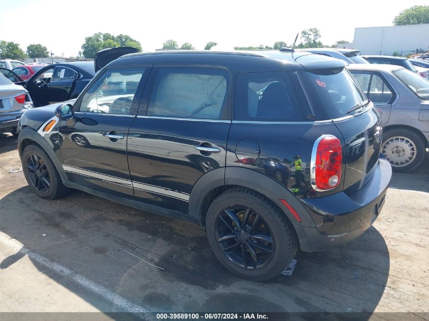 2012 Mini Cooper Countryman VIN: WMWZB3C51CWM29690 Lot: 39589100