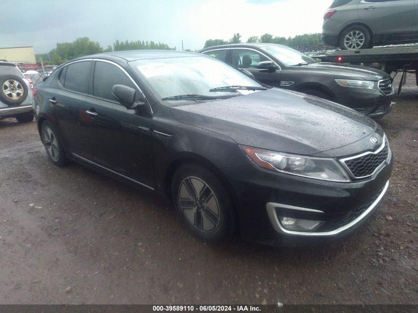 2013 Kia Optima Hybrid Lx VIN: KNAGM4AD6D5038740 Lot: 39589110