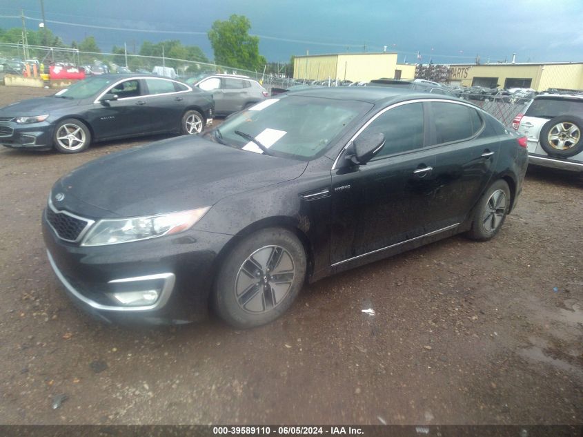 2013 Kia Optima Hybrid Lx VIN: KNAGM4AD6D5038740 Lot: 39589110