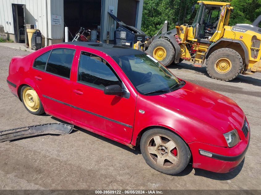 2002 Volkswagen Jetta Gls 1.8L VIN: 3VWSE69MX2M185738 Lot: 39589122