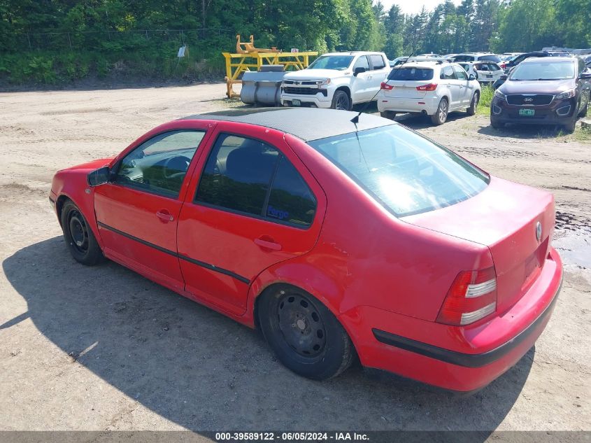 2002 Volkswagen Jetta Gls 1.8L VIN: 3VWSE69MX2M185738 Lot: 39589122