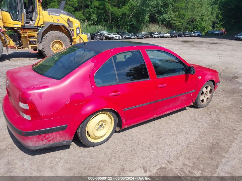 2002 Volkswagen Jetta Gls 1.8L VIN: 3VWSE69MX2M185738 Lot: 39589122