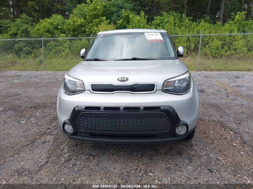 2016 Kia Soul + VIN: KNDJP3A59G7862078 Lot: 39589125