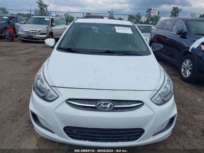 2017 Hyundai Accent Se VIN: KMHCT4AE9HU222297 Lot: 39589134