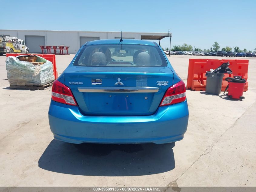 2017 Mitsubishi Mirage G4 Es VIN: ML32F3FJ6HHF15578 Lot: 39589136