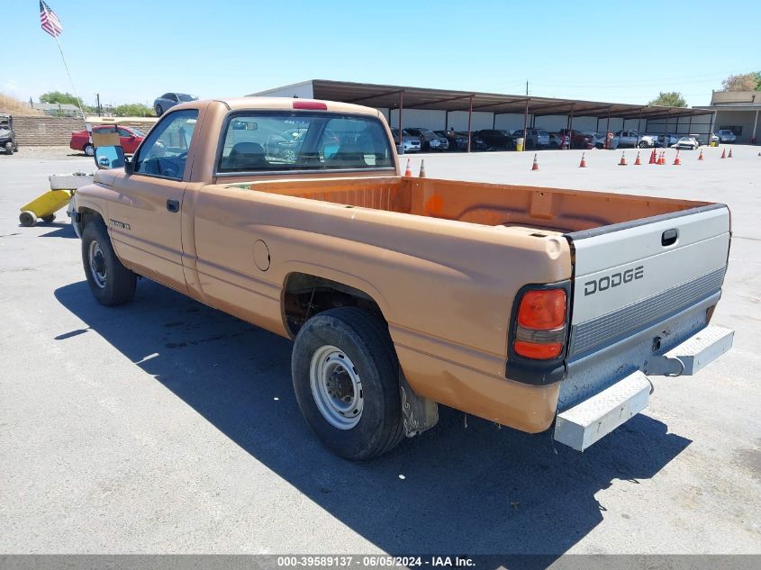 1996 Dodge Ram 2500 VIN: 1B7KC26Z5TS678687 Lot: 39589137