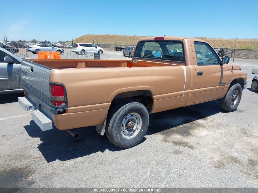 1996 Dodge Ram 2500 VIN: 1B7KC26Z5TS678687 Lot: 39589137