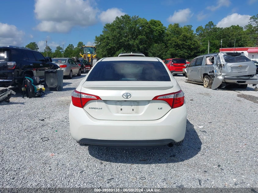2014 Toyota Corolla Le Eco Plus VIN: 5YFBPRHE7EP013169 Lot: 39589138