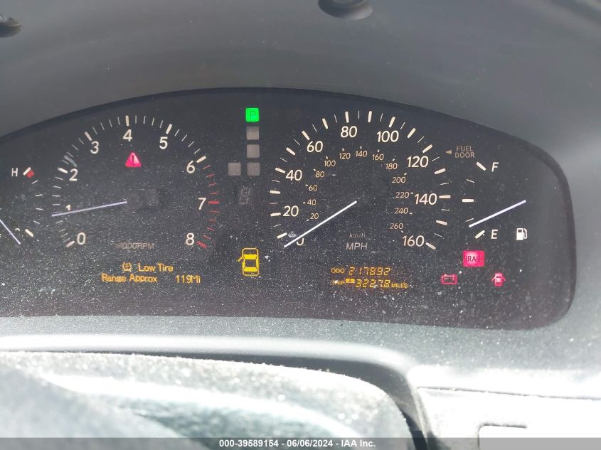 2004 Lexus Ls 430 VIN: JTHBN36F240161798 Lot: 39589154