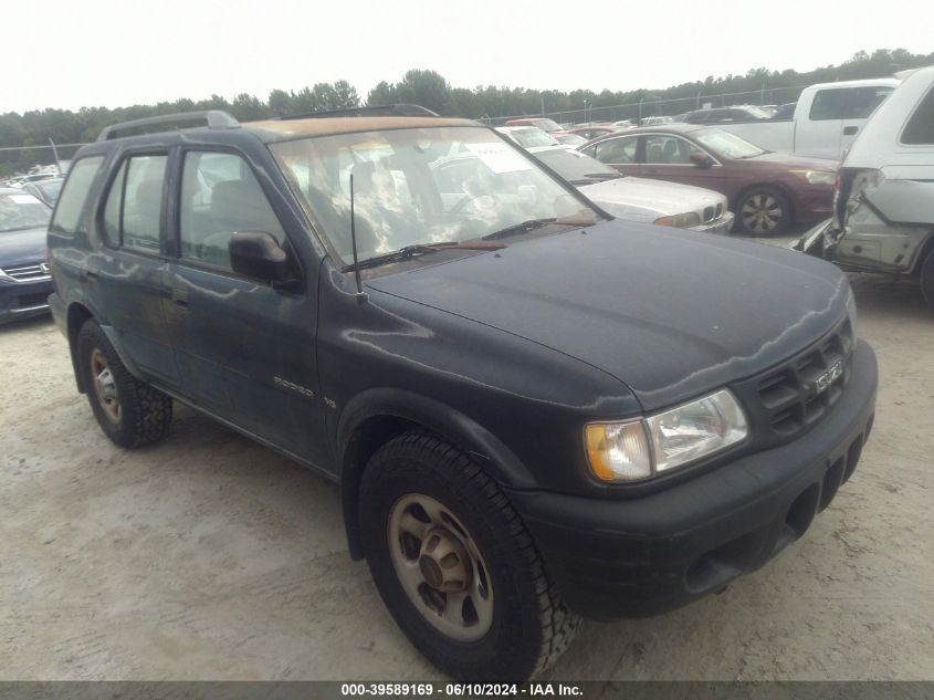 2000 Isuzu Rodeo Ls/Lse/S 3.2L VIN: 4S2CK58W5Y4338967 Lot: 39589169