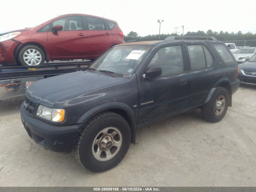 2000 Isuzu Rodeo Ls/Lse/S 3.2L VIN: 4S2CK58W5Y4338967 Lot: 39589169