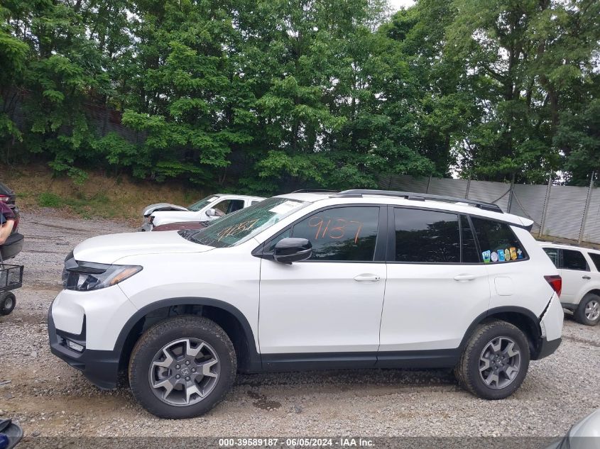 2023 Honda Passport Awd Trailsport VIN: 5FNYF8H62PB023056 Lot: 39589187