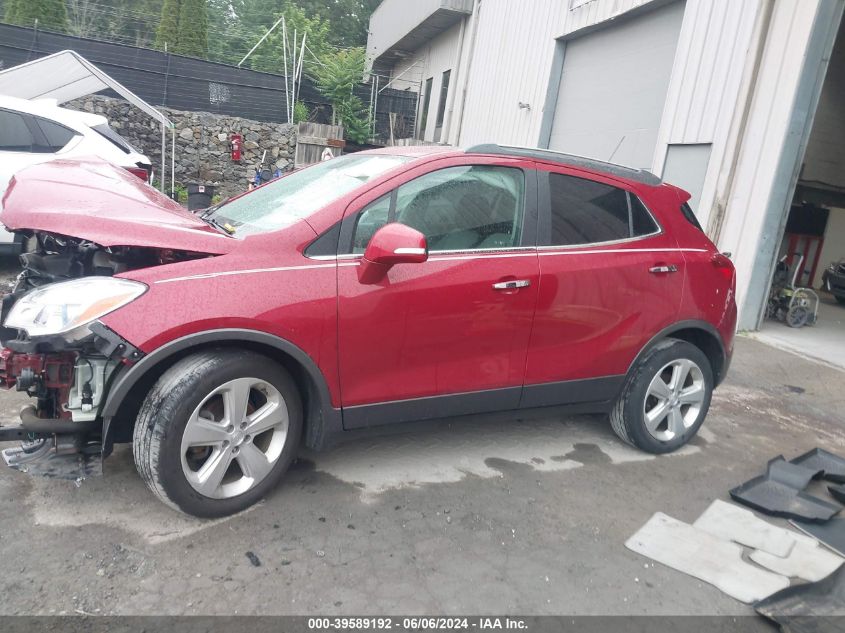 2016 Buick Encore Convenience VIN: KL4CJBSB8GB702872 Lot: 39589192