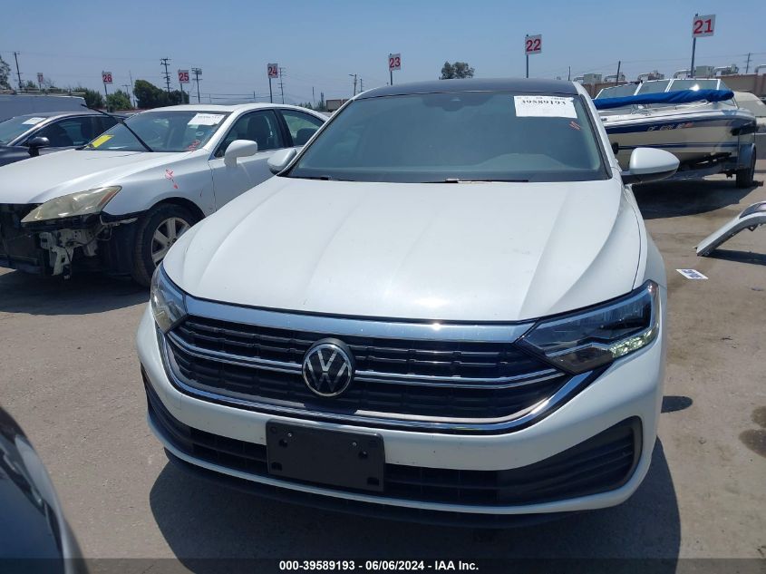 2022 Volkswagen Jetta 1.5T Se VIN: 3VW7M7BU9NM018834 Lot: 39589193