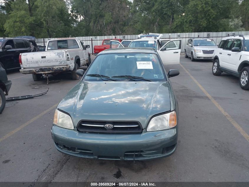 2002 Subaru Legacy L VIN: 4S3BE635X27214945 Lot: 39589204