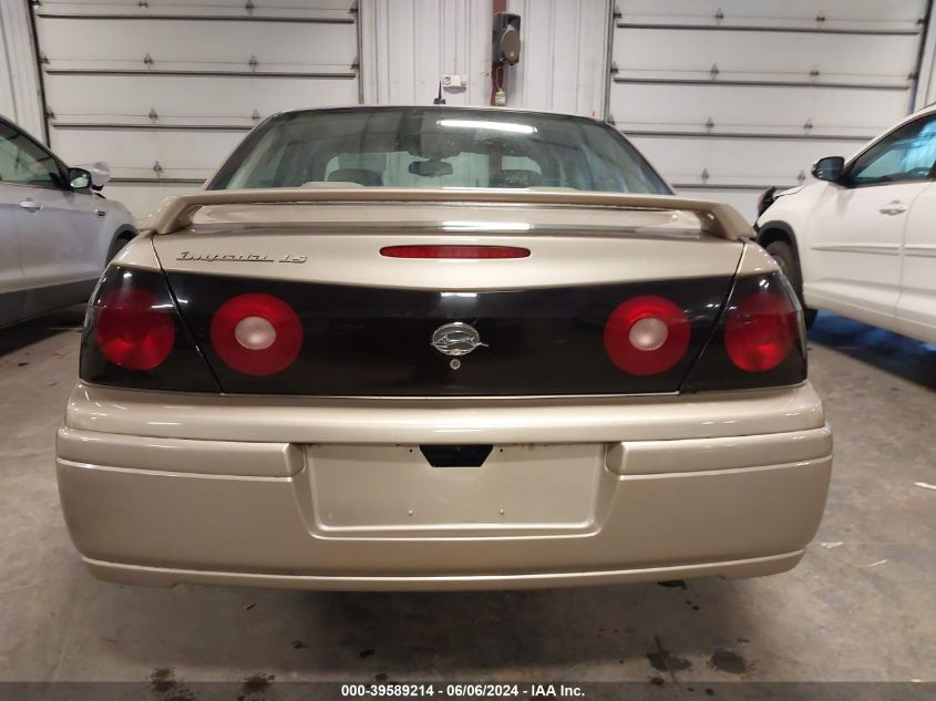 2005 Chevrolet Impala Ls VIN: 2G1WH52K459157809 Lot: 39589214