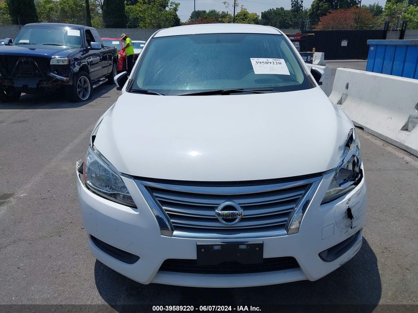2015 Nissan Sentra Sv VIN: 3N1AB7AP8FL696995 Lot: 39589220