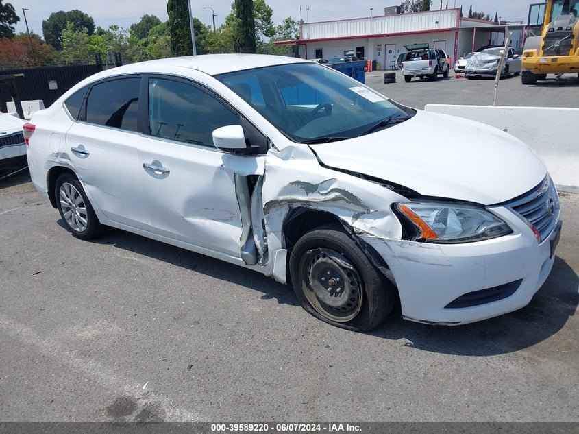 2015 Nissan Sentra Sv VIN: 3N1AB7AP8FL696995 Lot: 39589220