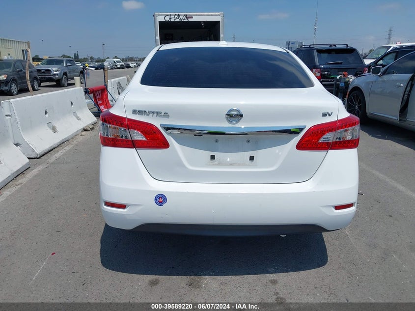 2015 Nissan Sentra Sv VIN: 3N1AB7AP8FL696995 Lot: 39589220