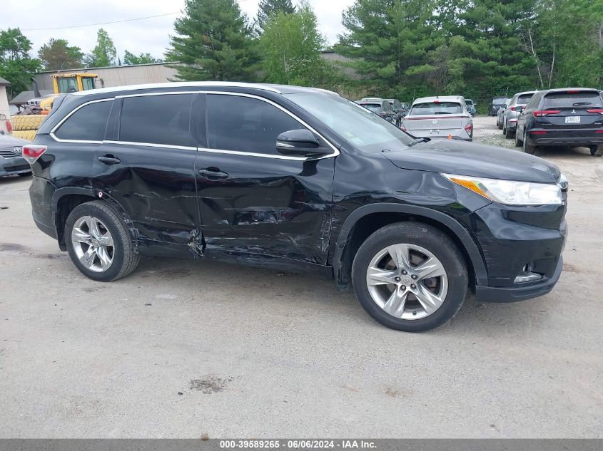 5TDDKRFH2FS200784 2015 TOYOTA HIGHLANDER - Image 1