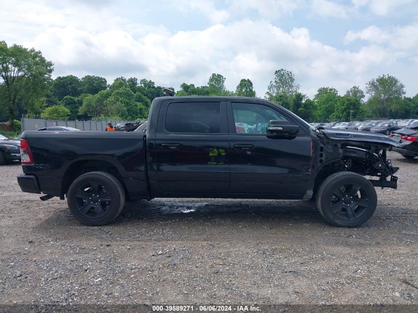 2022 Ram 1500 Big Horn 4X4 5'7 Box VIN: 1C6RRFFG3NN341124 Lot: 39589271