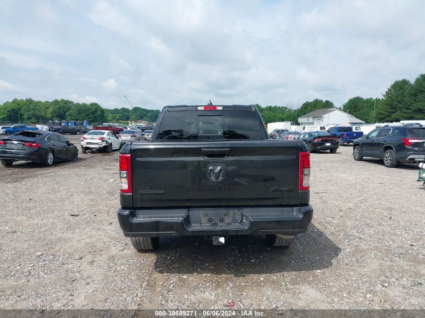 2022 Ram 1500 Big Horn 4X4 5'7 Box VIN: 1C6RRFFG3NN341124 Lot: 39589271