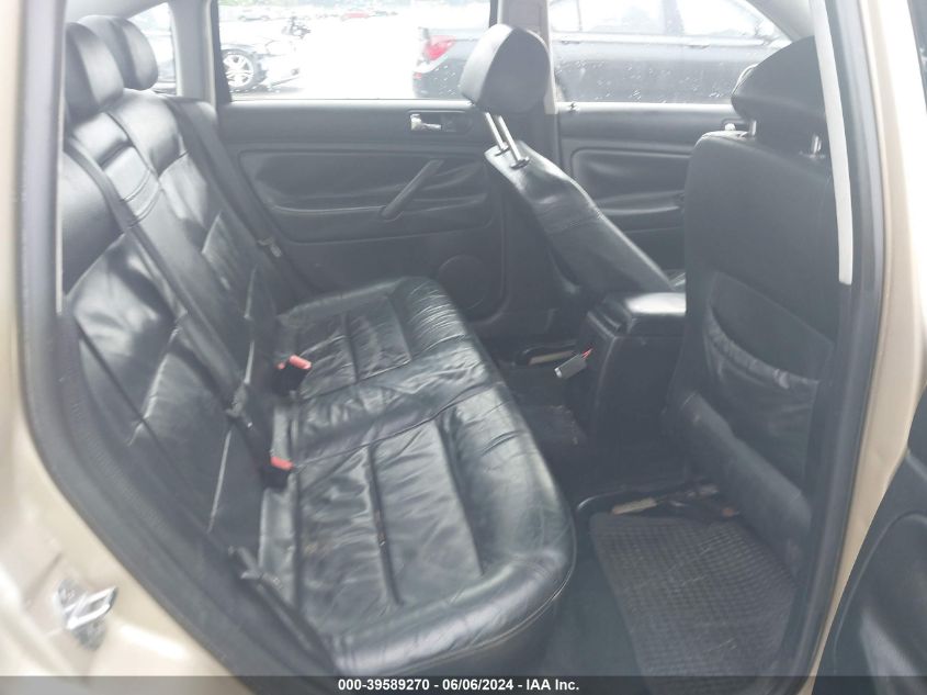 2001 Volkswagen Passat Gls VIN: WVWPD63B91P292811 Lot: 39589270