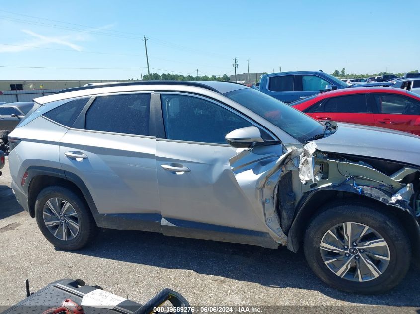 2022 Hyundai Tucson Hybrid Blue VIN: KM8JBCA14NU025728 Lot: 39589276