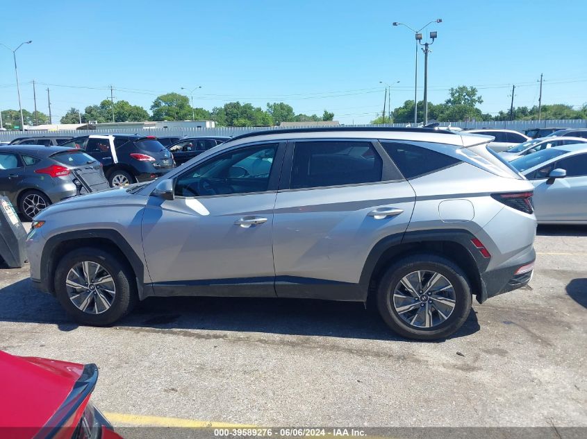 2022 Hyundai Tucson Hybrid Blue VIN: KM8JBCA14NU025728 Lot: 39589276
