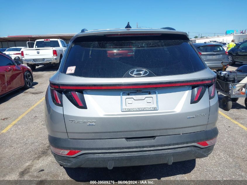 2022 Hyundai Tucson Hybrid Blue VIN: KM8JBCA14NU025728 Lot: 39589276
