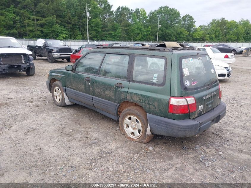 2002 Subaru Forester L VIN: JF1SF63502H718644 Lot: 39589297