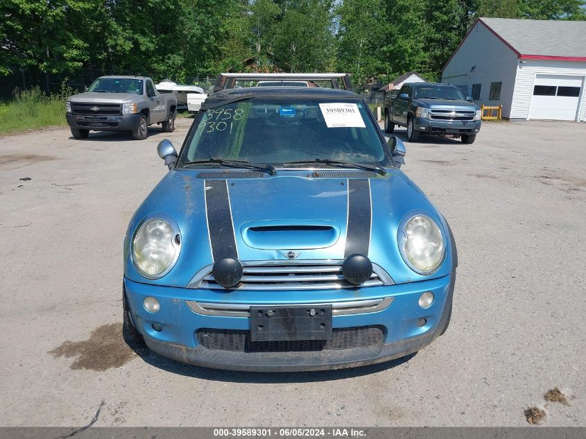 2005 Mini Cooper S S VIN: WMWRE33515TL14941 Lot: 39589301