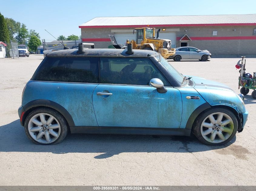 2005 Mini Cooper S S VIN: WMWRE33515TL14941 Lot: 39589301