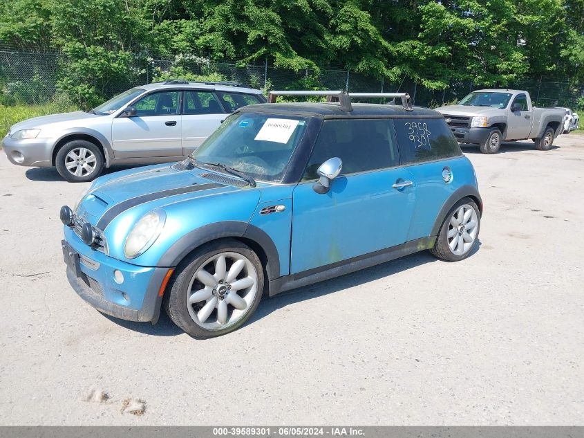 2005 Mini Cooper S S VIN: WMWRE33515TL14941 Lot: 39589301